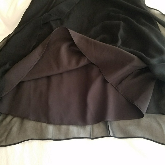 Silk Ann Taylor Georgette Party Dress - Picture 3 of 8